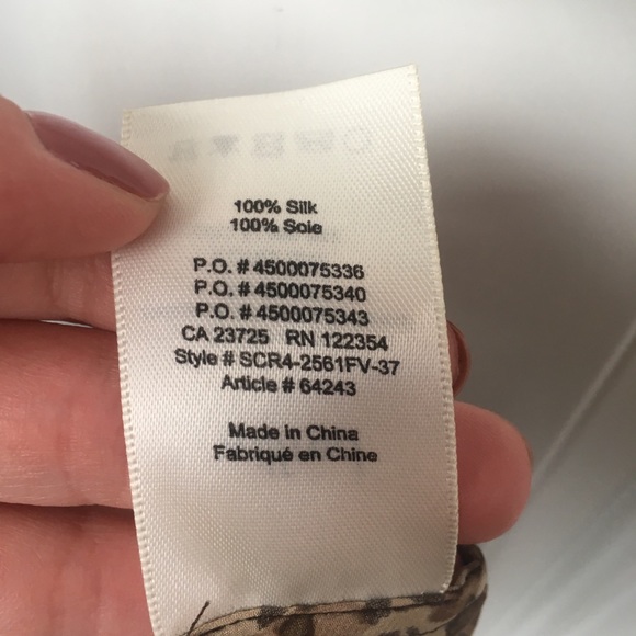 Wilfred Aritzia leopard brown silk camisole tank - Picture 7 of 7